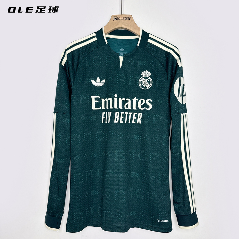 Ole Football Adidas Real Madrid 26-27 Away Fan Edition Long Sleeve Jersey Kc3970 Ole Football Adidas Real Madrid 26-27 Away Fan Edition Long Sleeve Jersey Kc3970