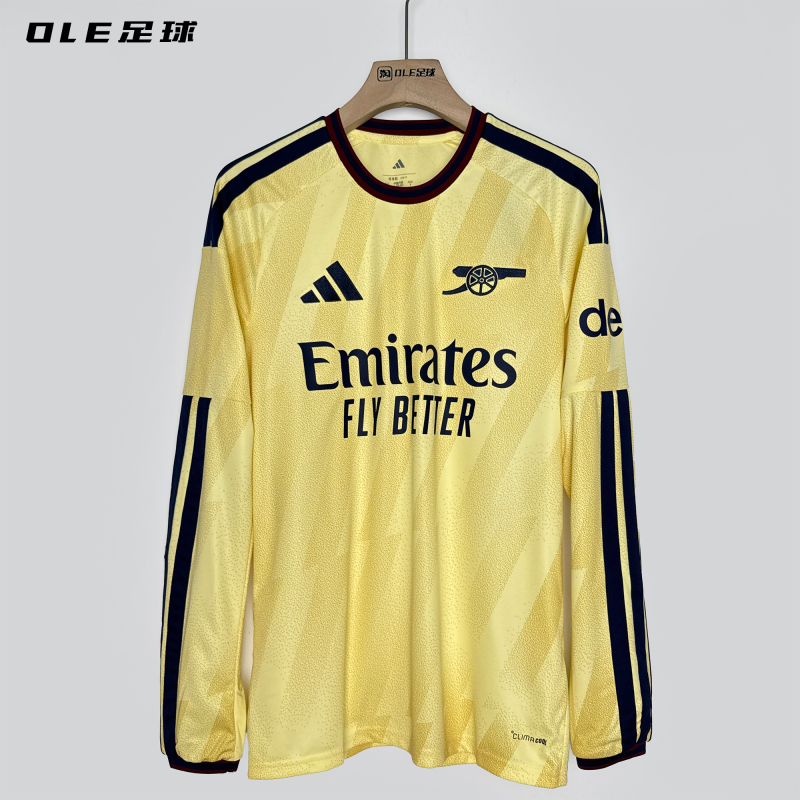 Ole Football Adidas Arsenal 26-27 Away Fan Edition Long Sleeve Jersey Kb9936