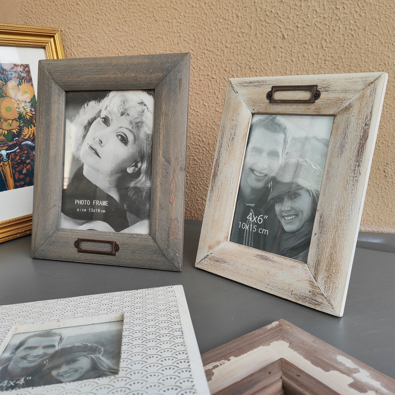 Scandinavian Modern Minimalist Solid Wood Photo Frame in Gray Tones, 6 Inches, 4/ 7inch Rustic Distressed Handmade Decorative Photo Frame, Various Styles Scandinavian Modern Minimalist Solid Wood Photo Frame in Gray Tones, 6 Inches, 4/ 7inch Rustic Distressed Handmade Decorative Photo Frame, Various Styles