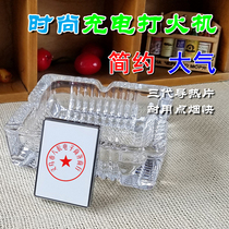 New heat transfer side slip charging lighter personally customized lighter wholesale