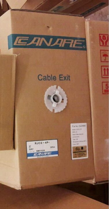 CANARE CANARE RJC6-4P Super Category 6 network line 305 meters a roll Canare original Category 6 network line