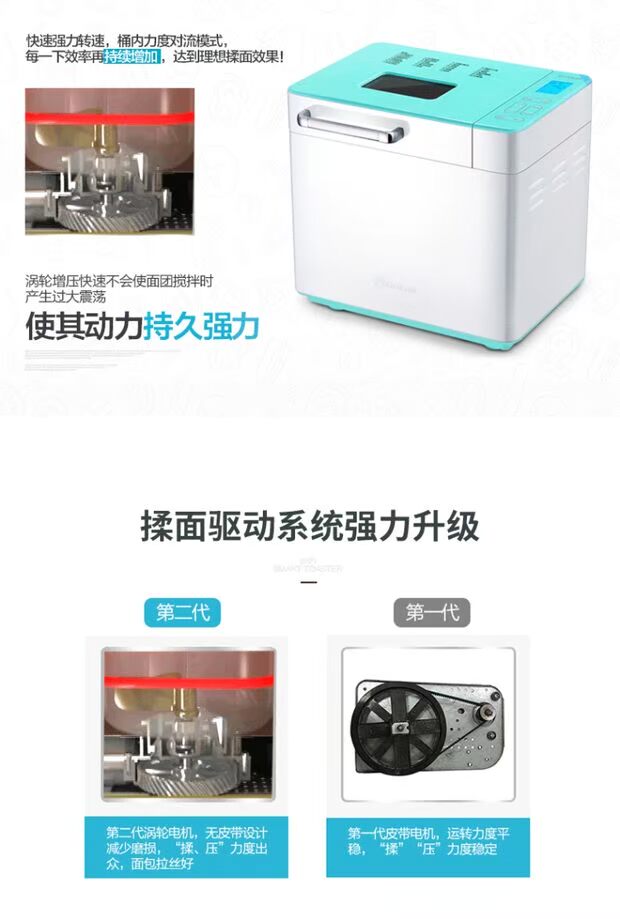 Donlim / Dongling DL-4706W bánh nướng và bánh mì nướng tự động bột nhà tự động máy nướng bánh mì philips hd2582