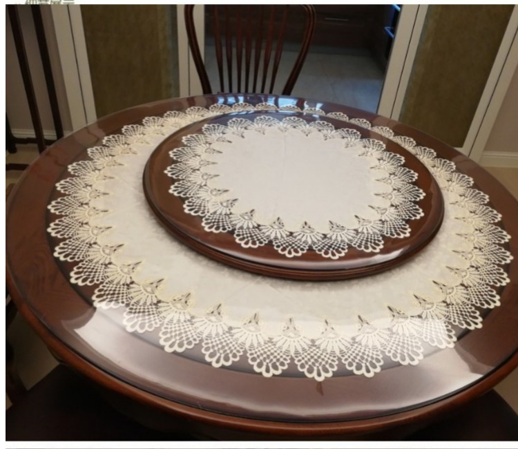 Bảng vải đôi vòng bảng quay vải vải màu tròn nhỏ placemats bảng Bảng lớp Mỹ Continental - Khăn trải bàn khăn bàn