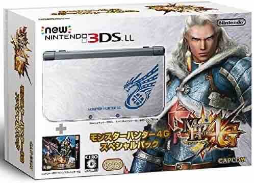 New Genuine Nintendo NEW 3DSLL Monster Hunter Limited Grey Japan Direct Mail