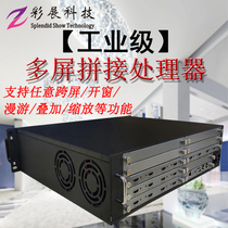 Seamless switching 4K external multi-screen splicing processor open window overlay roaming multi-screen split control host