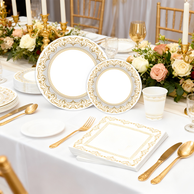 Birthday Party Tableware Paper Plates Paper Cups Napkins Dessert Table Disposable Tableware Set Decoration Supplies European Style Birthday Party Tableware Paper Plates Paper Cups Napkins Dessert Table Disposable Tableware Set Decoration Supplies European Style