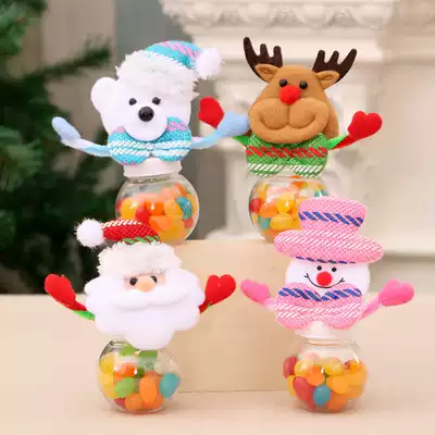 Christmas Candy jar Mini Old man candy jar New Small Christmas Gift(without sugar )