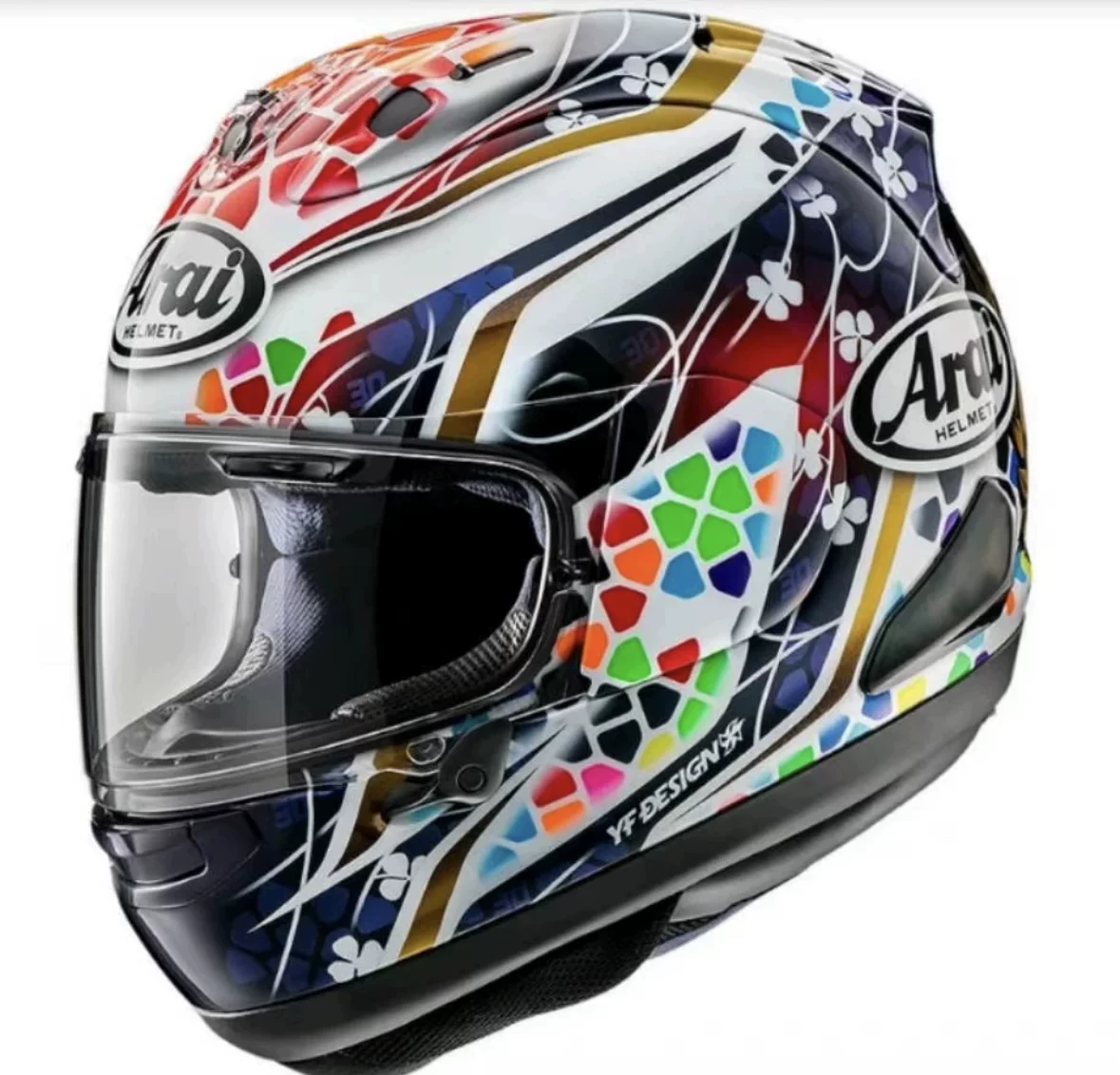 Шлем для полного лица ARAI RX-7X Crane Surf Puppy Isle of Man TT Knife Guard Haydn Big Eye Track