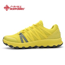 hot potato trail running shoes male lightweight breathable antiskid damping running shoes female casual Mountain tourism sneakers