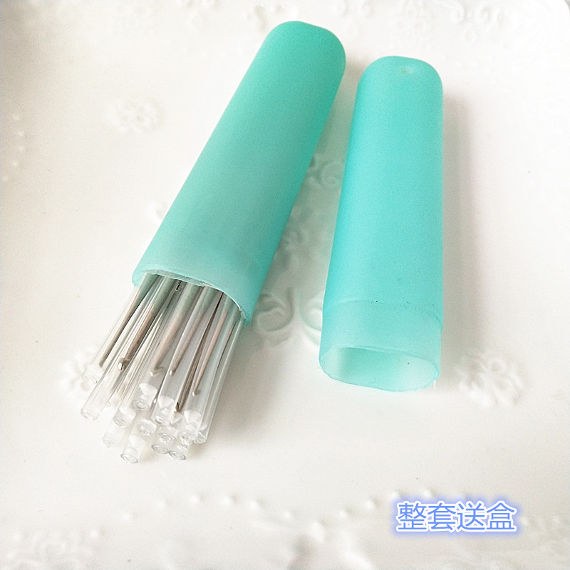thép không gỉ bện kim loại DIY công cụ đầu móc kim mịn ren 14 gauge đồng 0.5-1.8mm - Công cụ & vật liệu may DIY nút áo kim loại