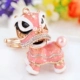 Dễ thương Hàn Quốc sáng tạo tình yêu rhinestone cỏ bốn lá móc khóa xe hơi túi quà nữ mặt dây chuyền móc chìa khóa nhẫn trang sức - Vòng đeo tay Cuff
