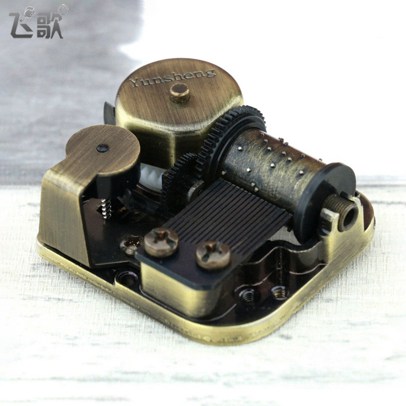 Rhyme 18 bronze bronze hair strip DIY music box movement maintenance accessories diy sky city of Cannon
