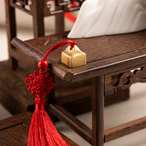 Xiling Yinshe small square chapter name seal fixed engraving private seal engraving ancient style brass calligraphy collection leisure chapter signature chapter