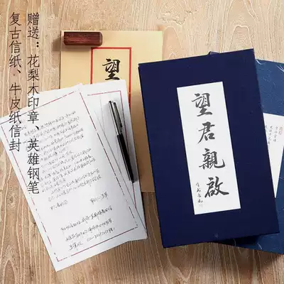See the words like the face handwritten love letter copybook ancient style adult girl Xingkai hard pen calligraphy copy practice pen set