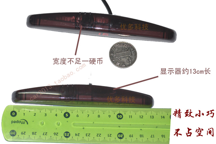 3022 màu mới nâng cấp đèn LED đảo ngược xe radar 4 đầu dò 6 8 giọng nói trực tiếp hoặc buzz - Âm thanh xe hơi / Xe điện tử loa sub oto