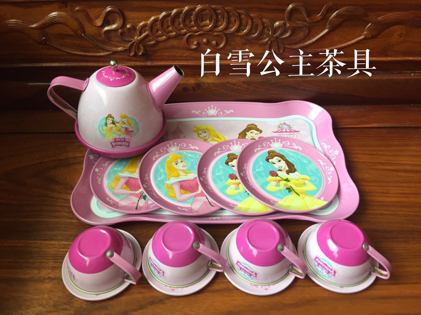 Nhà chơi trẻ em nhà bếp kết hợp đồ chơi bé trai và bé gái trò chơi trà chiều tin tưởng mô phỏng bộ ấm trà đồ chơi xếp hình cho bé