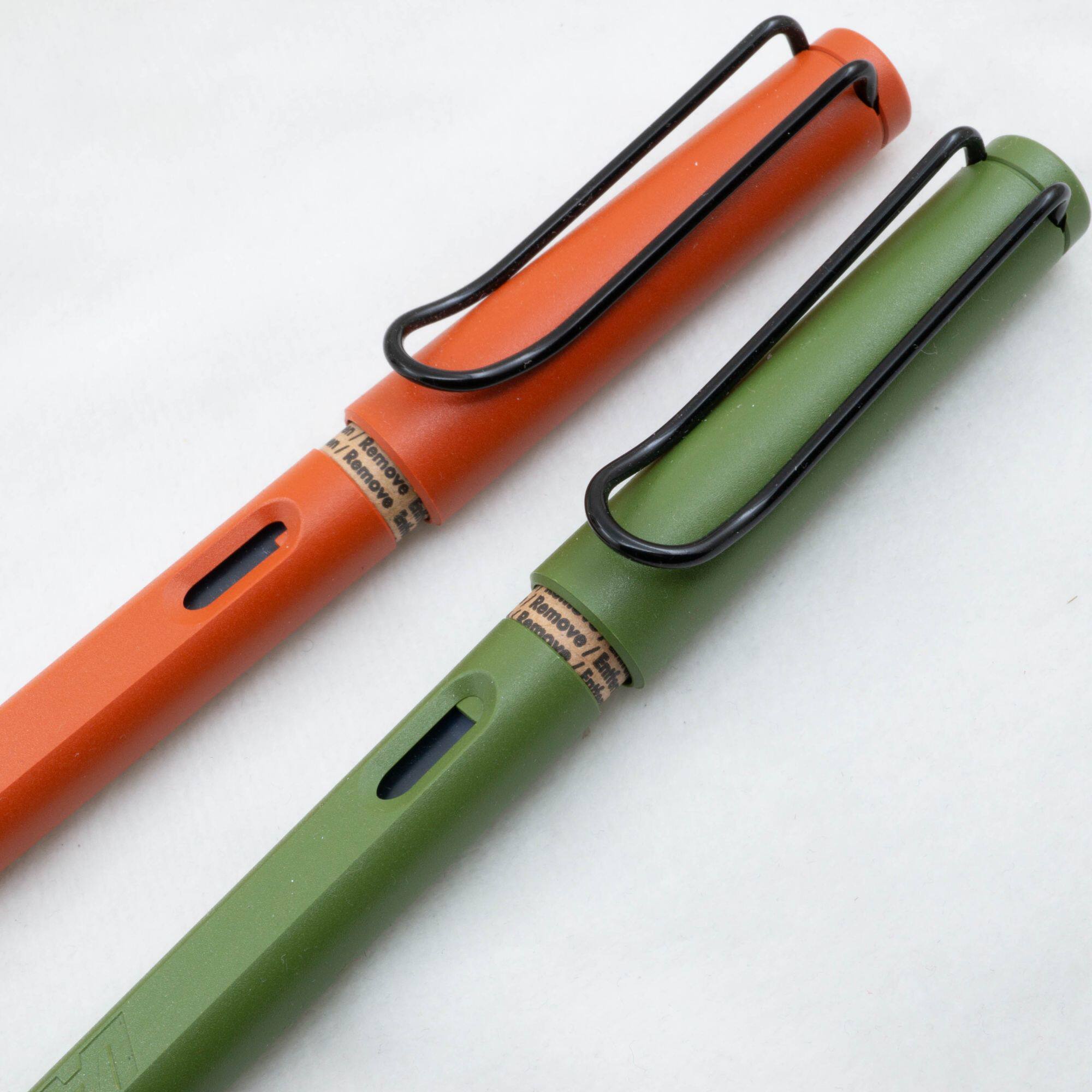 Lingmei Lamy Safari Hunting 2021 Special Color Terracotta Red Savannah Green Pen