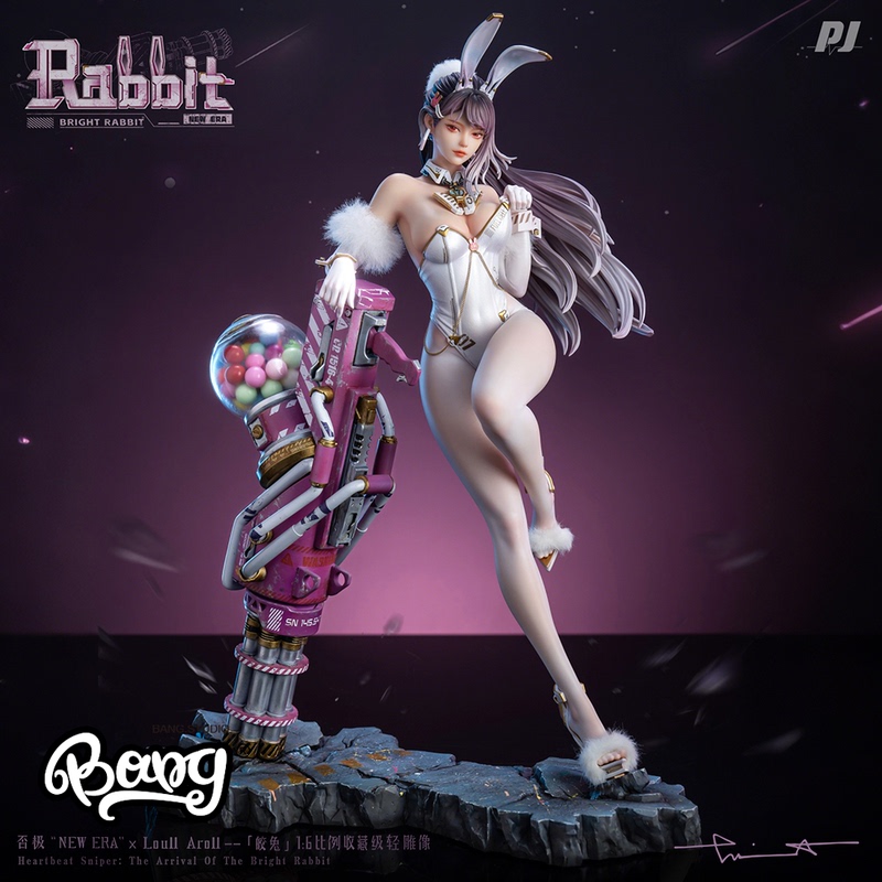 【Bang】In Stock New Era × Loull_Aroll Bright Rabbit Statue Figure Gift