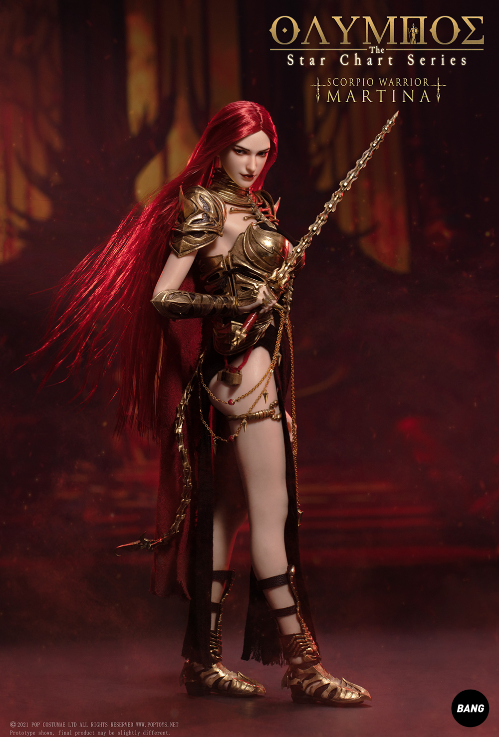 POP COSTUME Olympus Star Chart Series Female Scorpio Warrior