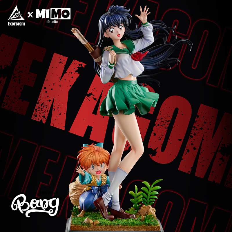 【Bang】In Stock Demon Slayer X Mimo Inuyasha Resonance Kagome and Shippo Gk Statue Figure