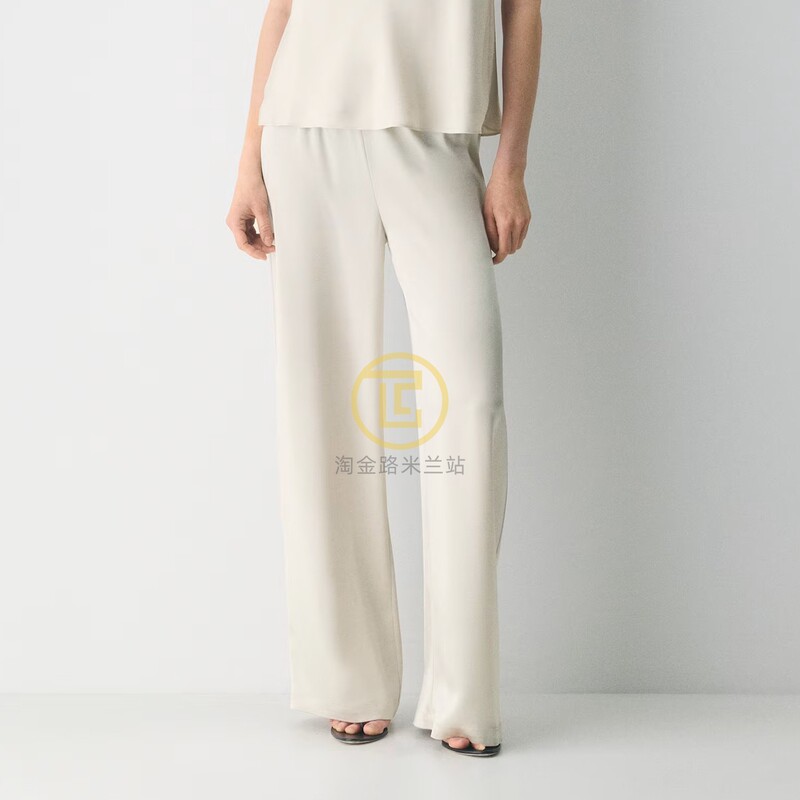Aritzia Triacetate Women's Elastic Waist Casual Pants, Silky High-Gloss Drapey and Elegant Archer 132654 Aritzia Triacetate Women's Elastic Waist Casual Pants, Silky High-Gloss Drapey and Elegant Archer 132654