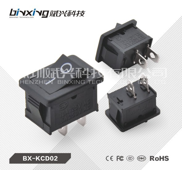 Manufacturers direct sales CE Ship Switch KCD1 Series 2 foot 2 leg 21*15 inclined environmental protection switch ship type switch