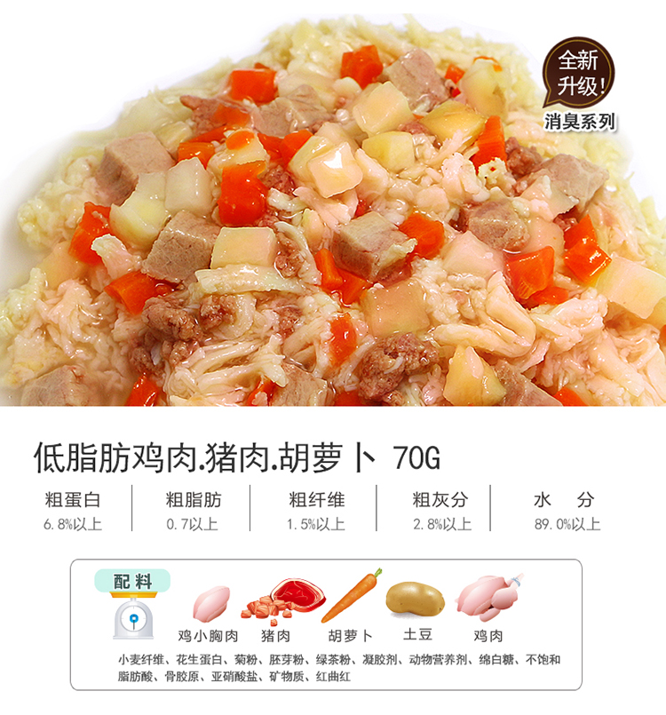 Wang Keke Chó đa lưới chó thịt tươi tuyệt vời gói thú cưng ăn nhẹ chó chó thức ăn ướt gói chó đóng hộp 8 gói - Đồ ăn vặt cho chó thức ăn cho poodle