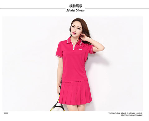 Đu quay váy cầu lông wicking lụa Hàn Quốc váy thể thao quần vợt váy thể thao quần váy váy váy ngắn 16580 - Trang phục thể thao áo khoác the thao nữ