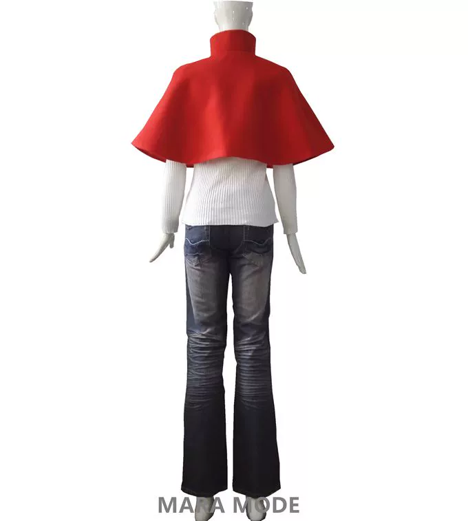 Lớn màu đỏ siêu ngắn áo choàng 2017 mùa đông mới nữ Trung Quốc phong cách retro đứng cổ áo đính cườm áo len áo choàng