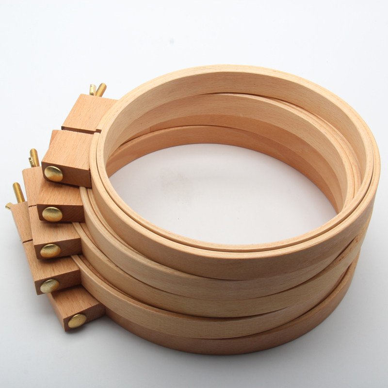 Mr. Elk Deer Second-generation Upgrade Solid Wood Thickening Plus High Circular Oval Embroidered style Embroidery Adjustable embroidered stitch