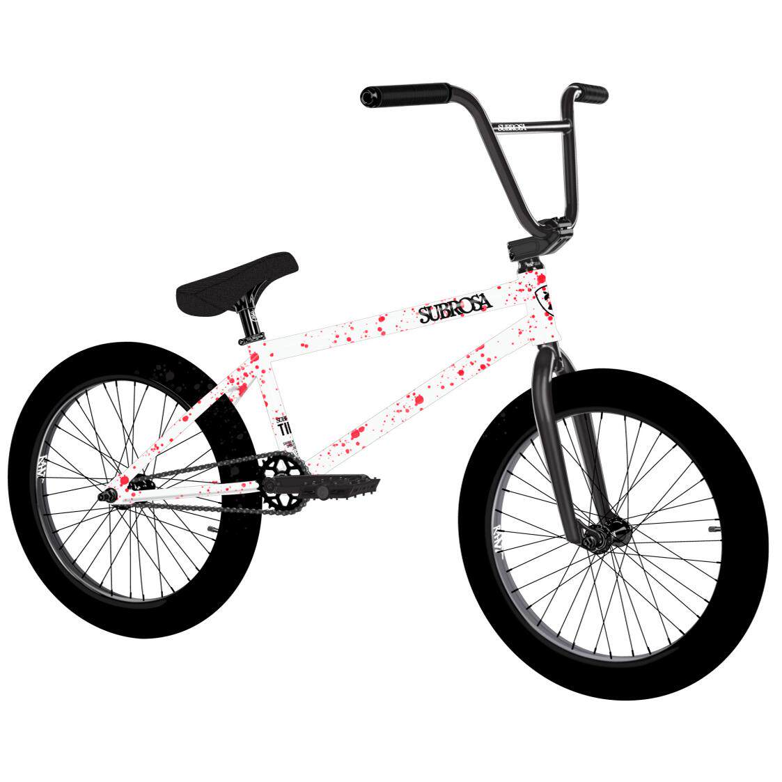 Bomb Letum SUBROSA Letum 20寸 BMX 整车测评:白色与红色泼墨的完美碰撞🔥-BMX-淘宝好物网