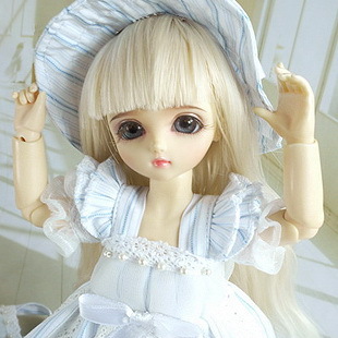 bjd 1 6 blue dress--late summer~~(removable)