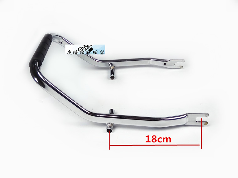 CG125 xe máy retro sửa đổi kệ lan can Honda hạnh phúc Ngọc Trai Sông ZJ125 mới đuôi phía sau ụ khung đuôi xe vision