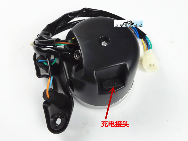 Xe máy CG125 sửa đổi retro đồng hồ mã bảng đo đường kính GN125 cỏ trên bay Tianjun sửa đổi đồng hồ xe wave