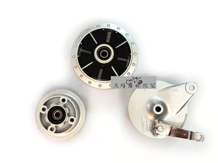 AX100 xe máy phía trước và phía sau trung tâm bánh xe lõi thép vòng hub Trường Xuân Suzuki phía trước và phía sau phanh trống bìa wheel hub lắp ráp vành xe dream chính hãng