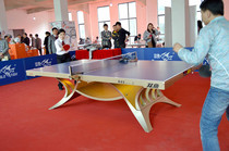Pisces Wings King Tuhao Gold LEDD Light Table Tennis Pool Table Indoor Competition Use Table 25mm