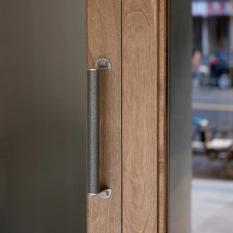 Qpdro Original Stainless Steel Solid Aluminum Door Handle Shop Office Wooden Door Handle