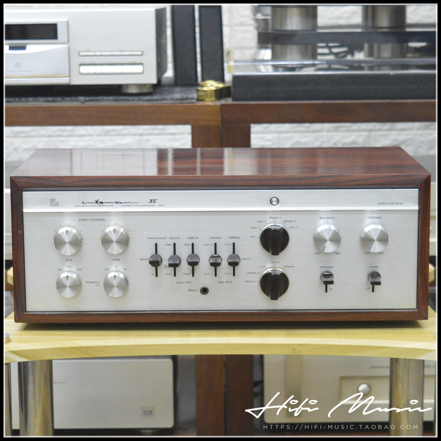 Used original Japanese imported LUXMAN Lux CL35 fever pre-daring amplifier 12AX7 vacuum tube