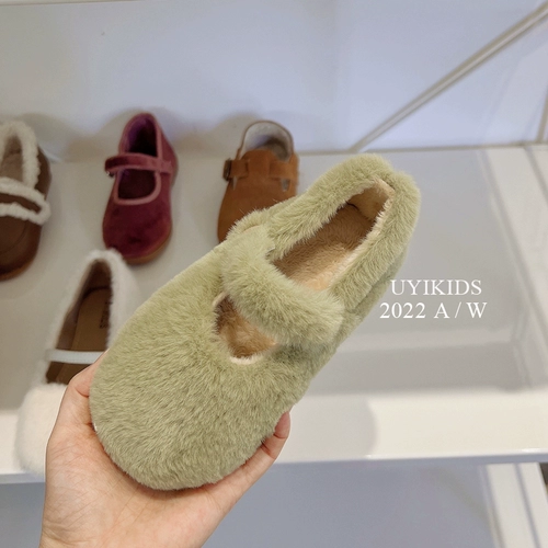 Южнокорейский товар, детские флисовые туфли, в корейском стиле, в стиле Шанель