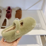 Южнокорейский товар, детские флисовые туфли, в корейском стиле, в стиле Шанель