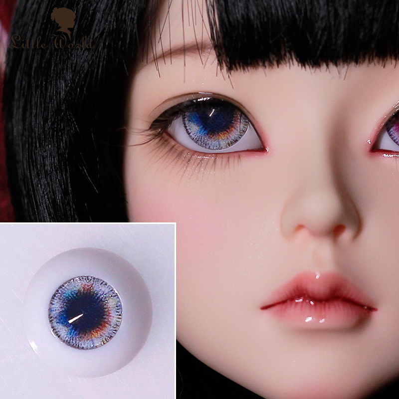 BJD press eyeball 141618mm jelly colour pupil (three) spot special price LittleWorldBJD