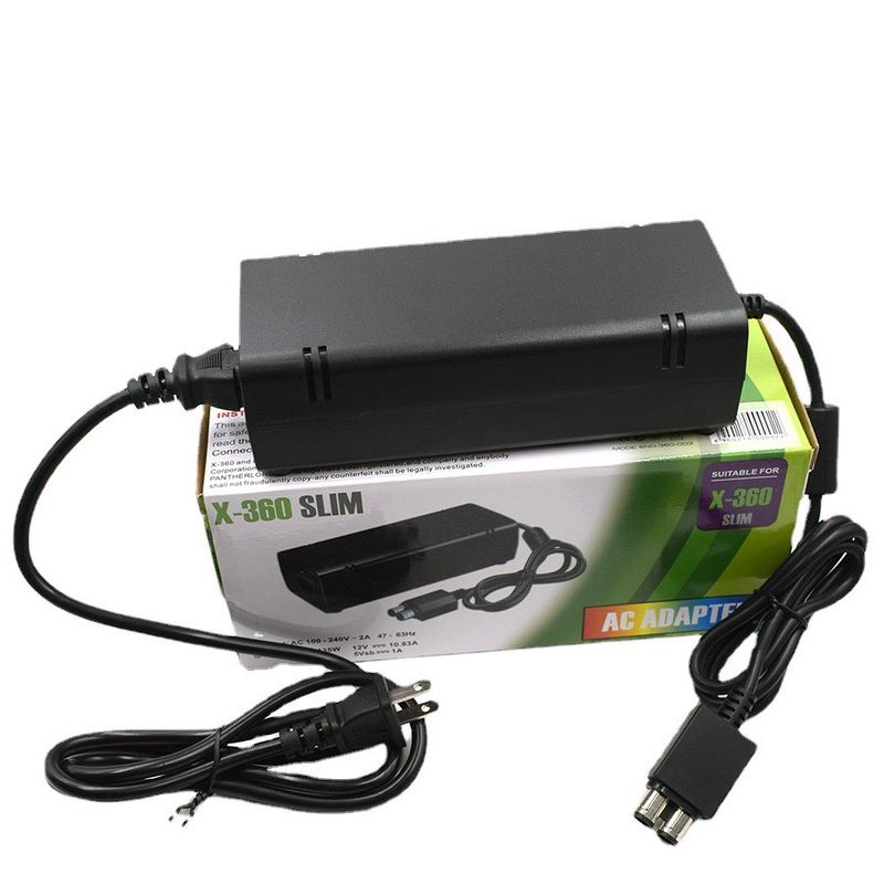 Xbox360 Slim Thin Console Power Supply Adapter Charger