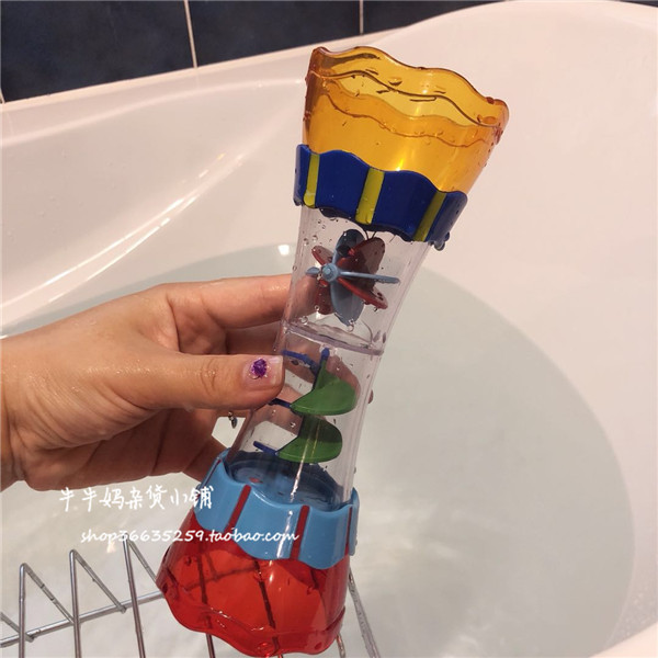 Baby Boy Baby Bathing Drama Water Cup Swivel Scoop Water Barrel Leak Canister Leak Sand Toy Watch Water Flow Toy