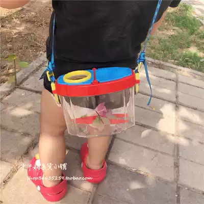 Children's insect collector export German baby outdoor nature collection box toy magnifying glass backpack