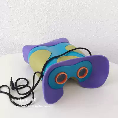 Foreign trade micro-defects special baby children's telescope binocular magnifying glass large eyepiece science toy gift