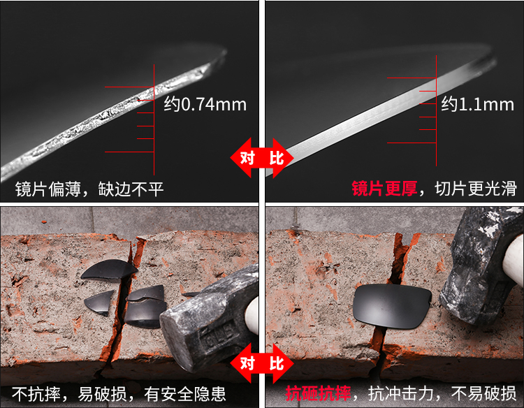 Kính đổi màu lái kính phân cực mắt câu cá ngày và đêm kính râm nam lái xe gương lái kính râm kính hóa trang tiệc halloween