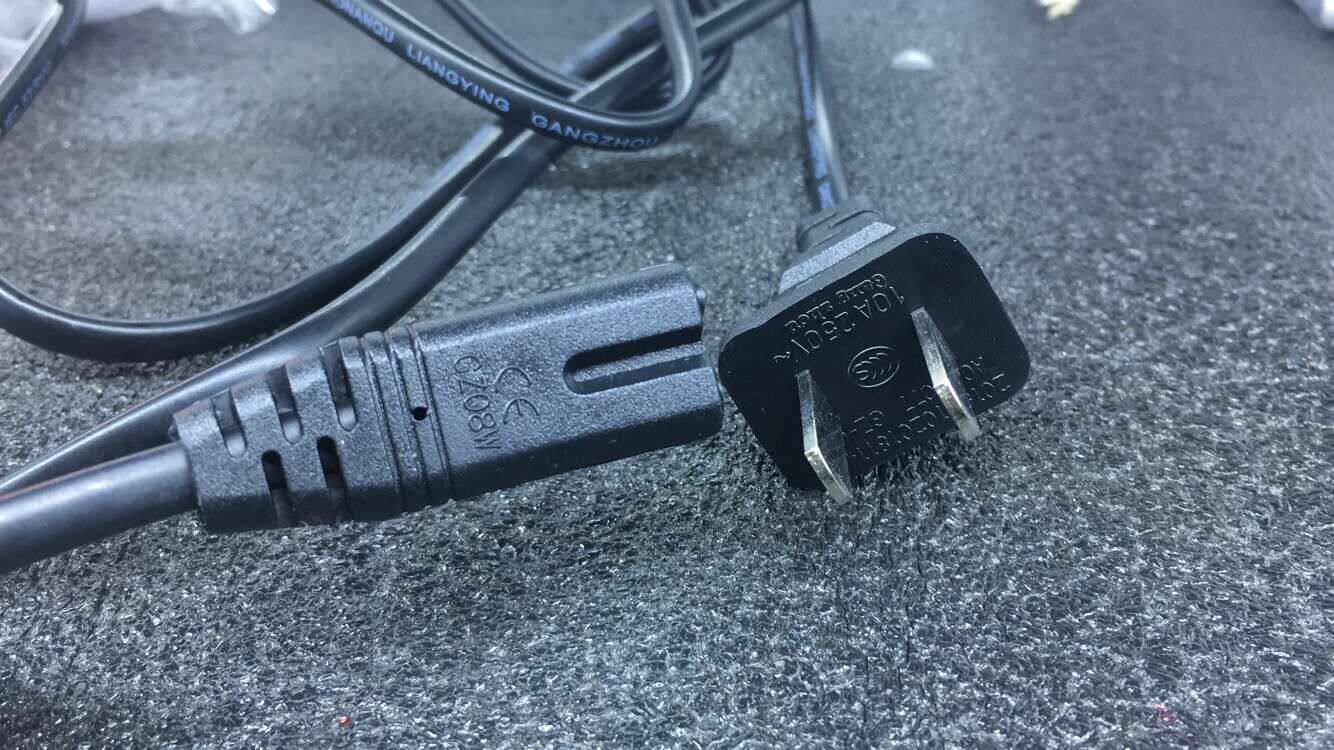 1 5 m national standard 2 plug-in electric source wire plug with 8-word head national standard power cord 8-word line