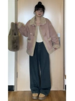 Розовый, короткий