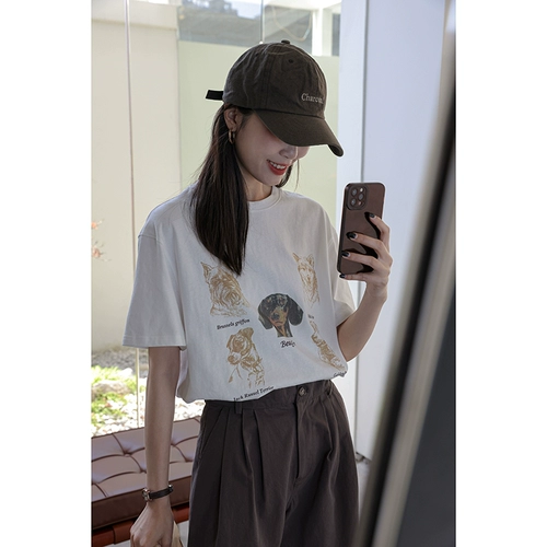 Белая весенняя летняя небольшая сексуальная хлопковая футболка