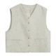 Miding Vest Vest Jacket ເຄື່ອງນຸ່ງຫົ່ມພາກຮຽນ spring ຂອງແມ່ຍິງ 2024 ການອອກແບບໃຫມ່ niche stacking Super ເສື້ອ Vest ງາມທີ່ສຸດ